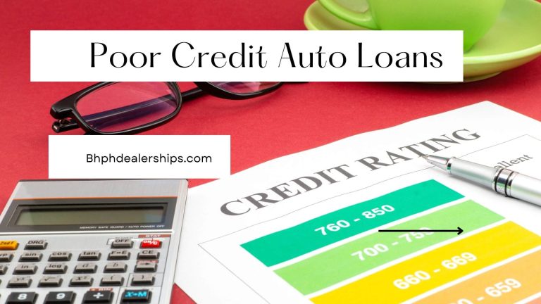 Poor Credit Auto Loans